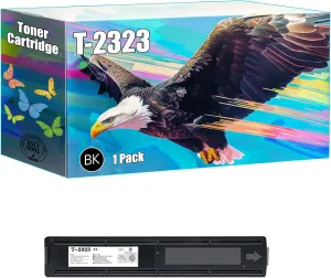 T-2323 T-2323U Toner Cartridge Compatible for Toshiba E-Studio 2822AM 2523A 2523AD 2323AM 2823MA 2829A Printers, High Yield 6000 Pages, Bright Colors Clear Printing (1 Pack Black)