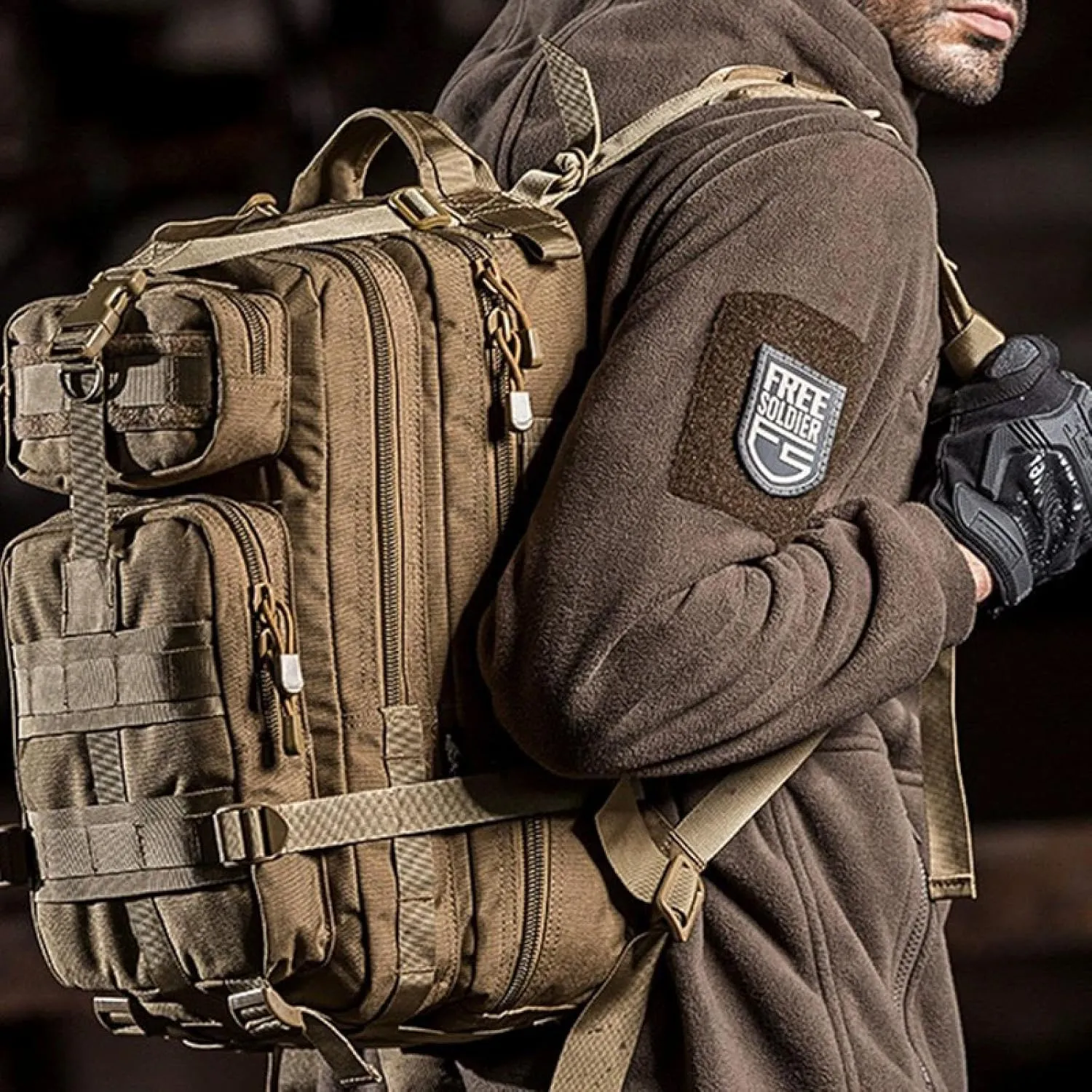 Tactical Backpack Outdoor 3p Camouflage Canvas Backpack Mountaineering Trekking Camping Backpack