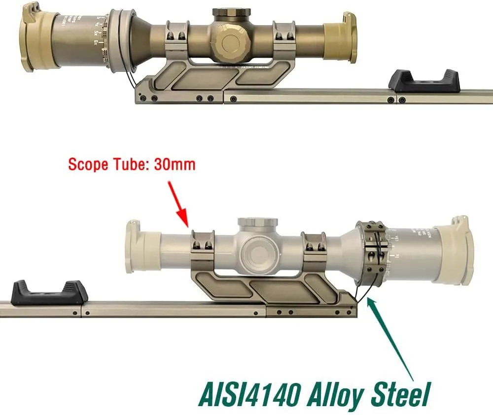 Tactical Fast Zooming System Scope Switch，1.93" Optical Centerline Height Mount，for 30mm/34mm Tube Scopeswitch