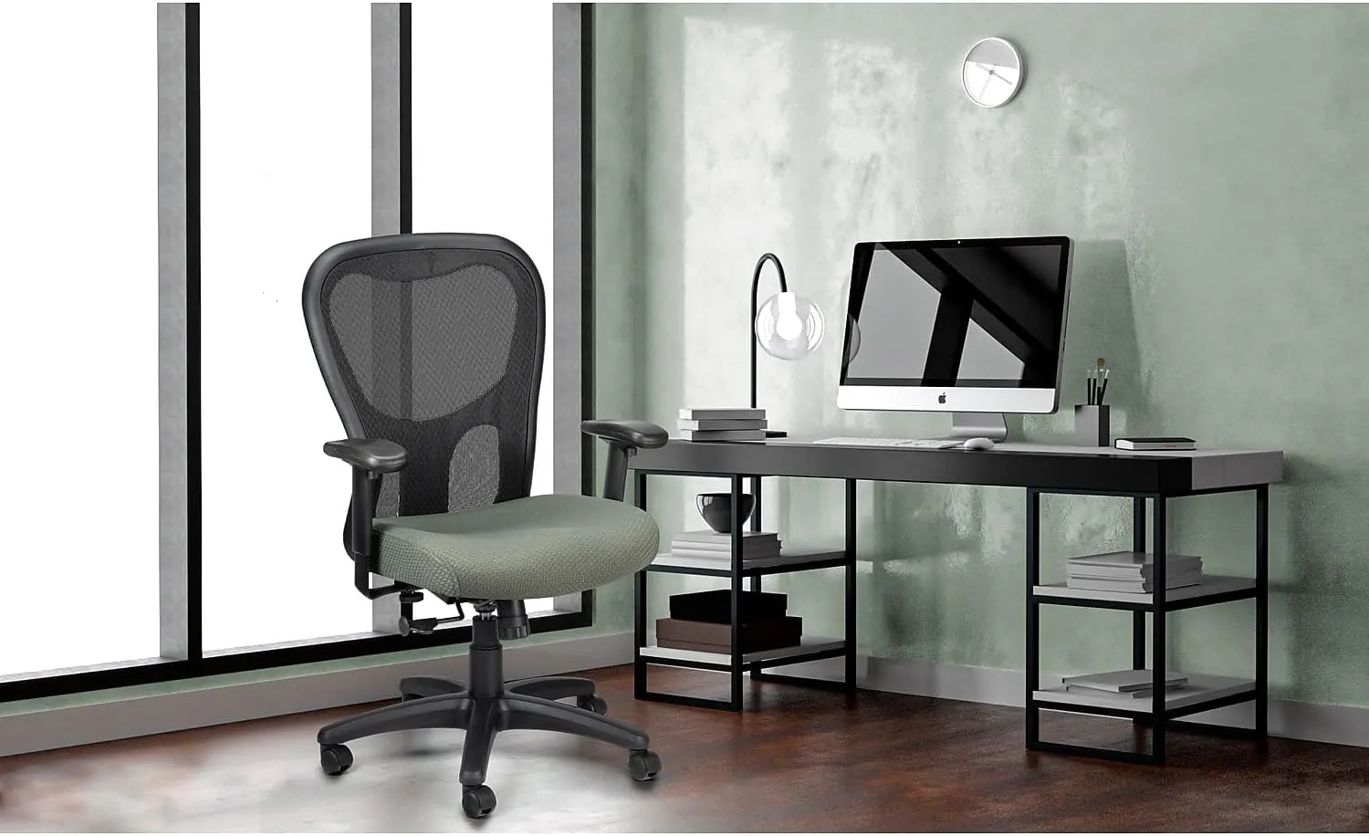 Tempur-Pedic TP9000 Mesh Swivel Task Chair, Olive