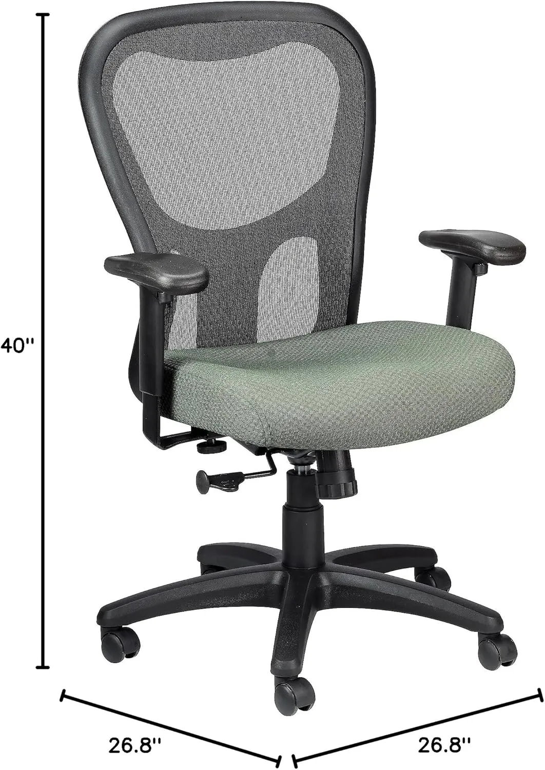 Tempur-Pedic TP9000 Mesh Swivel Task Chair, Olive