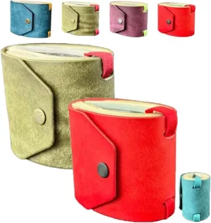The Cash Wrap Wallet Fast Cash Access Money Holder Handy Purse Bands with Magnetic Clasp(Green Red)