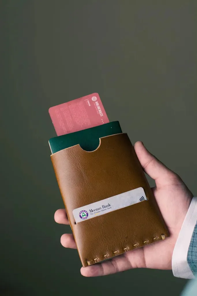 The Voyager – Brown - Passport Wallet