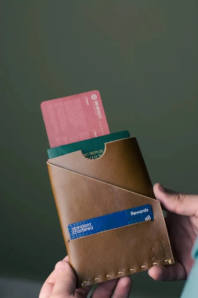 The Voyager – Brown - Passport Wallet