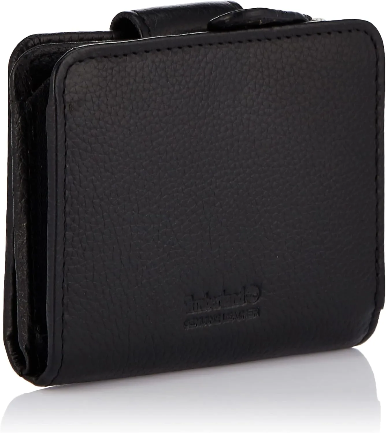 Timberland Women's Leather RFID Small Indexer Wallet Billfold, Black, One Size
