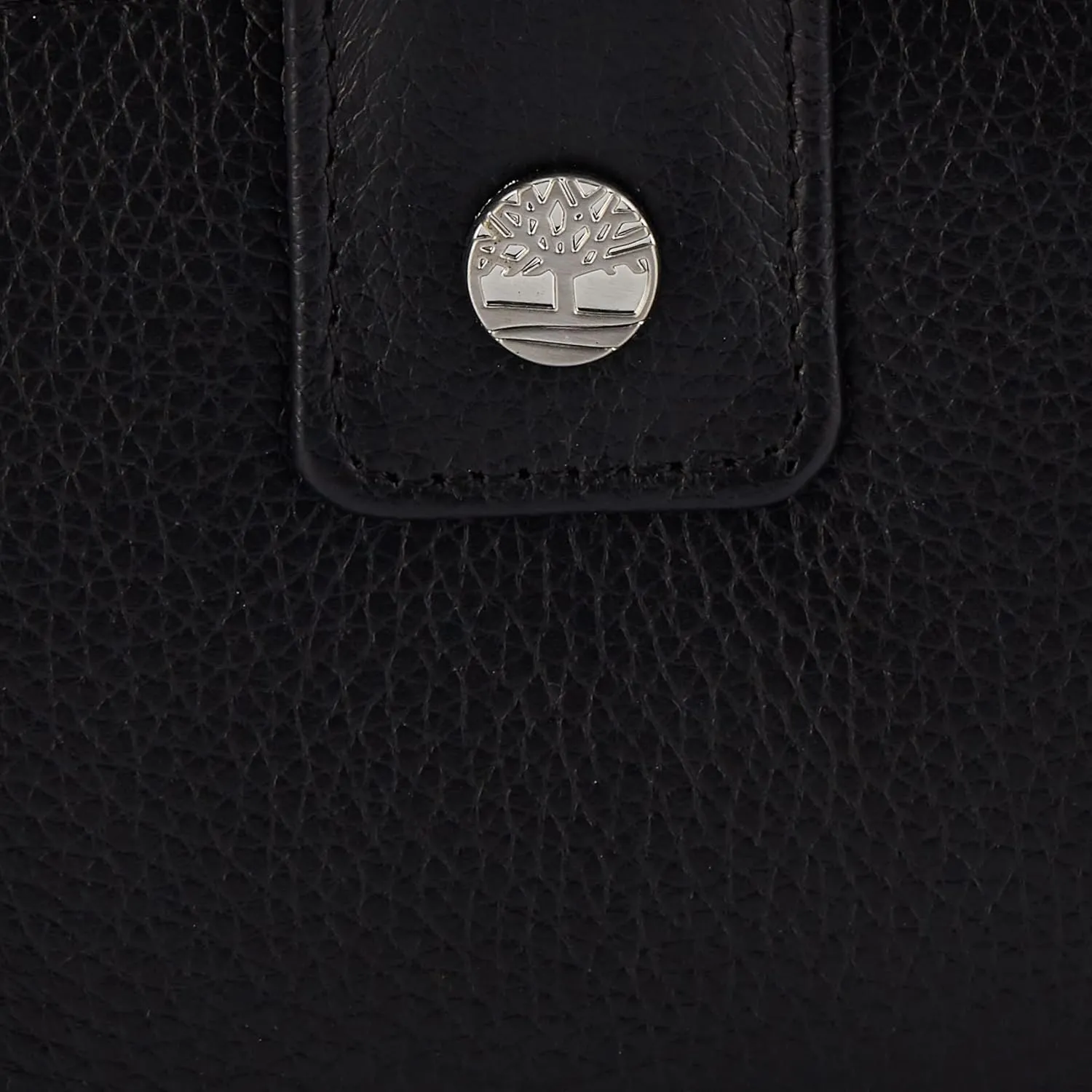 Timberland Women's Leather RFID Small Indexer Wallet Billfold, Black, One Size