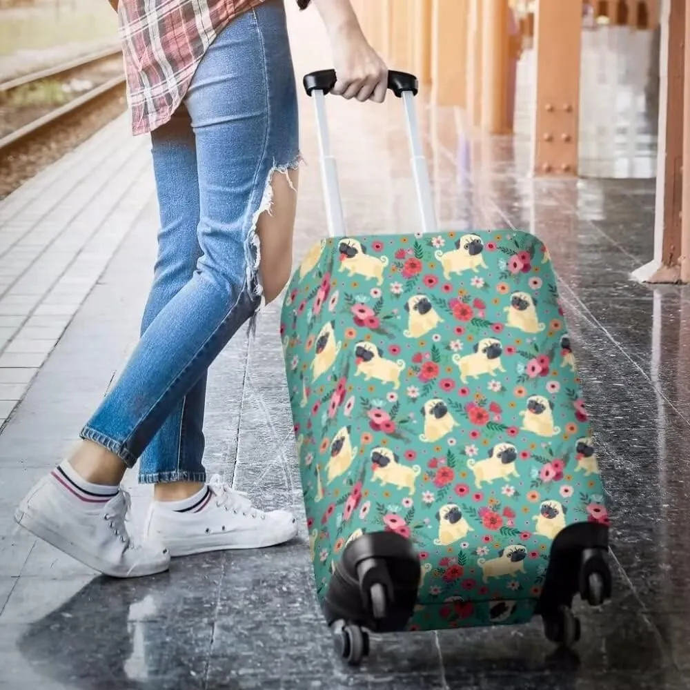 TODIYADDU Cartoon Shark Travel Thicken Elastic Color Luggage Suitcase Protective Cover, Apply to 18-32inch Cases, Travel Accessories, Daily Tools, Holiday Gifts for Father Mother, L