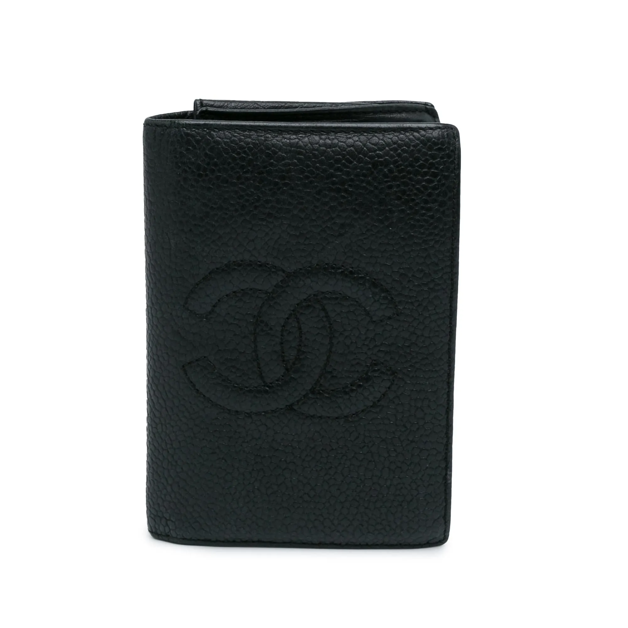 Top Quality Chanel CC Caviar Bi Fold Card Holder (SHG-GcMVGD)