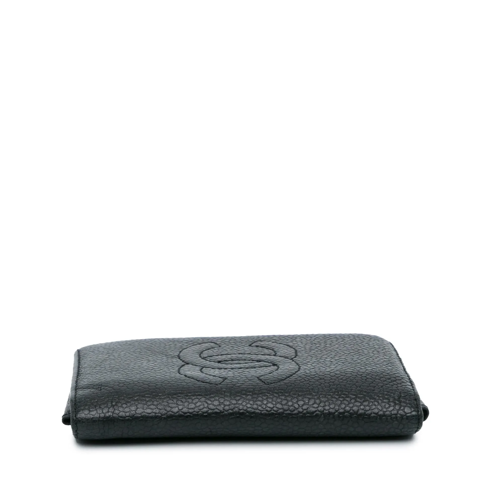 Top Quality Chanel CC Caviar Bi Fold Card Holder (SHG-GcMVGD)