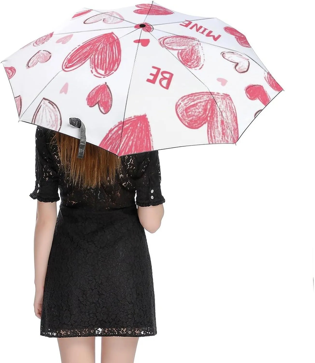 Traditional Chinese Dragon Compact Folding Travel Umbrella Chinoiserie Style Umbrella Auto Open Close Windproof & Rainproof Umbrella Umbrella for Adults