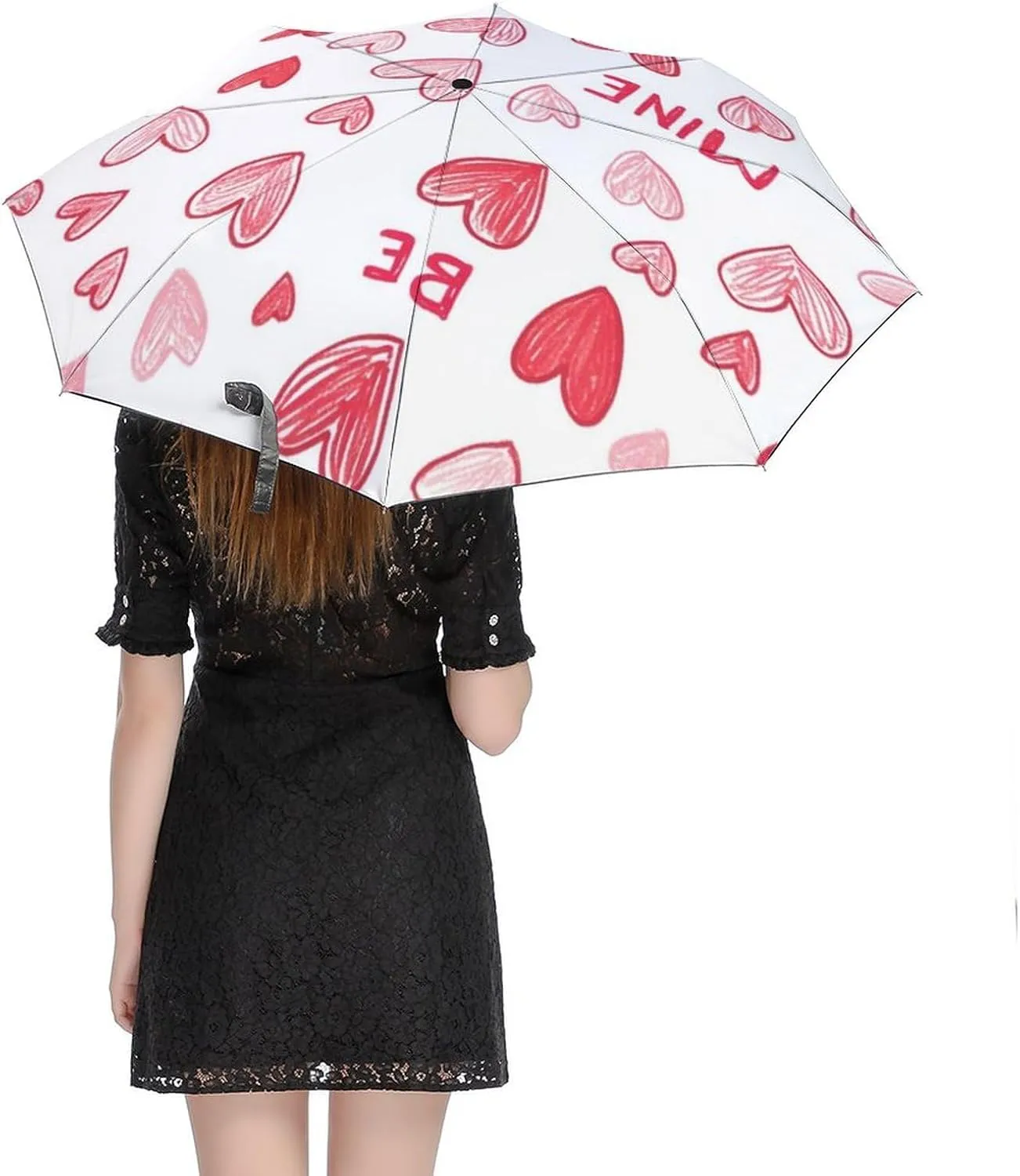Traditional Chinese Dragon Compact Folding Travel Umbrella Chinoiserie Style Umbrella Auto Open Close Windproof & Rainproof Umbrella Umbrella for Adults
