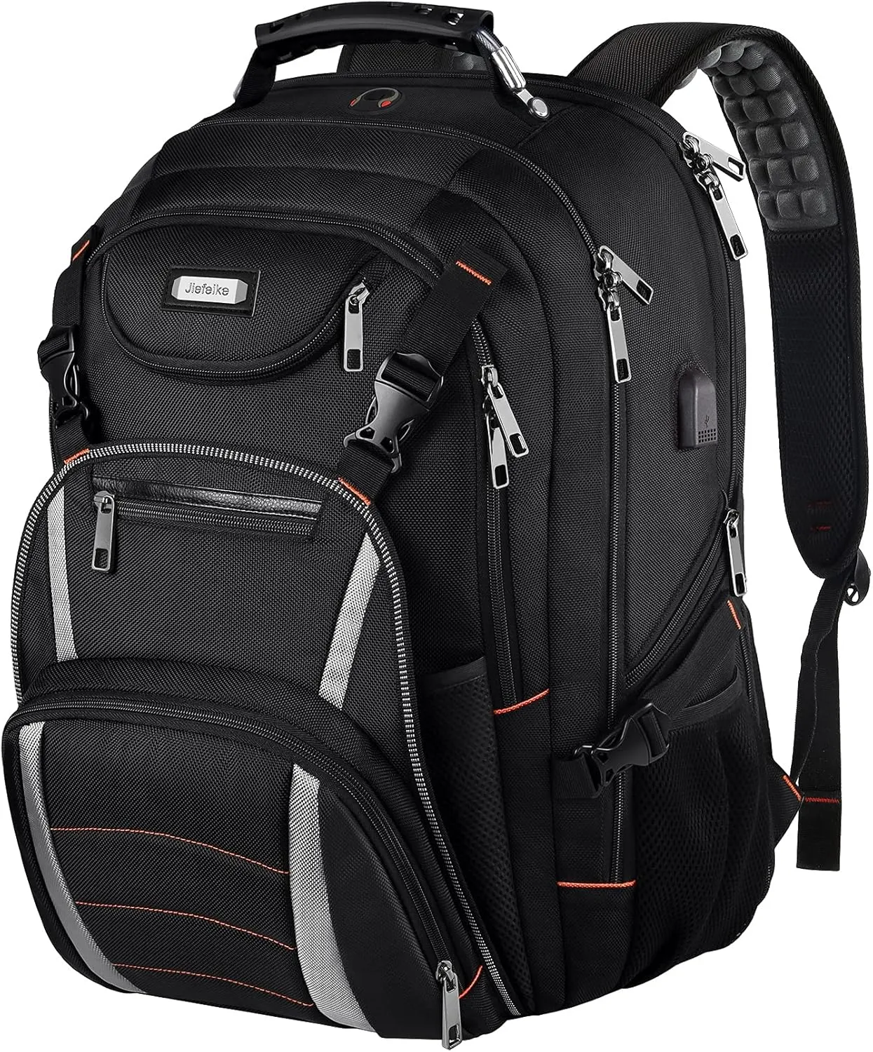 Travel Laptop Backpack,Extra Large Bookbag for Men Women,Basketball Backpack with USB Charging Port RFID Anti Theft TSA Approved Fits 17 Inch Computer Notebook,Water Resistant,College backpack