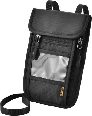 Travel Neck Wallet with RFID Protection, Versatile Passport Wallet, Passport Holder Pouch for Men and Women with Neck Lanyard Strap
