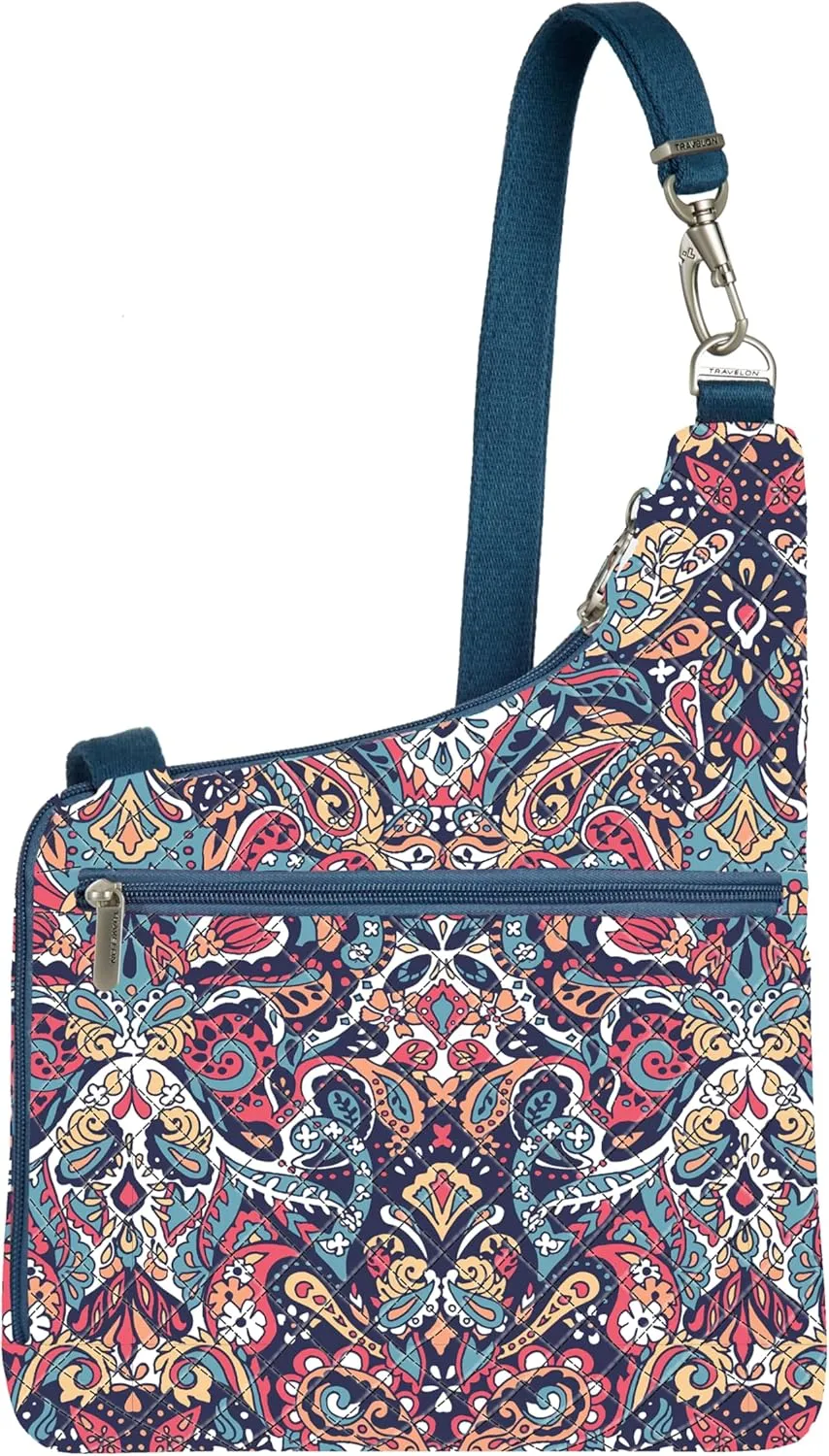 Travelon Anti-Theft Cross-Body Bag, Two Pocket
