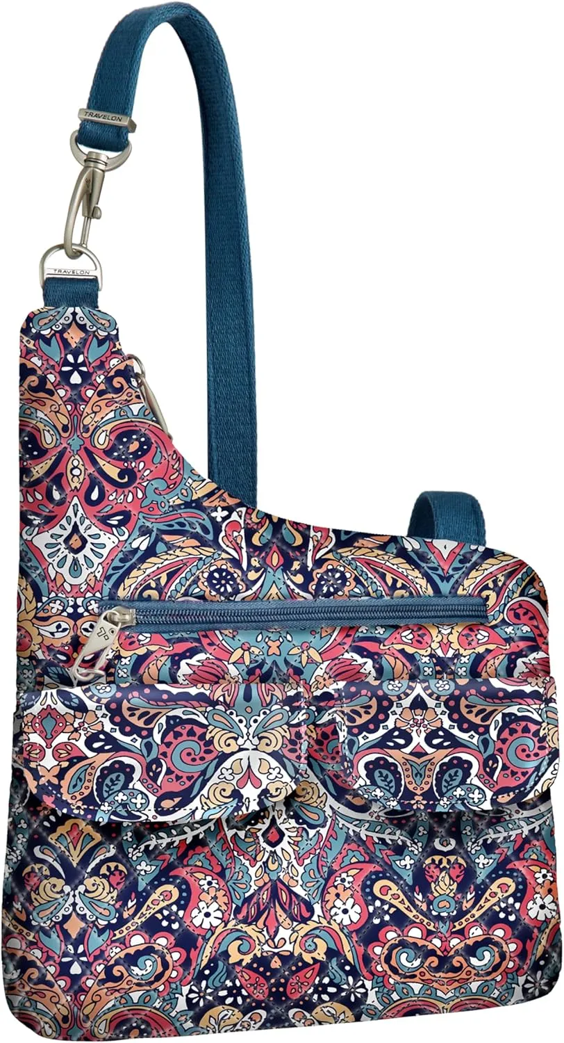 Travelon Anti-Theft Cross-Body Bag, Two Pocket