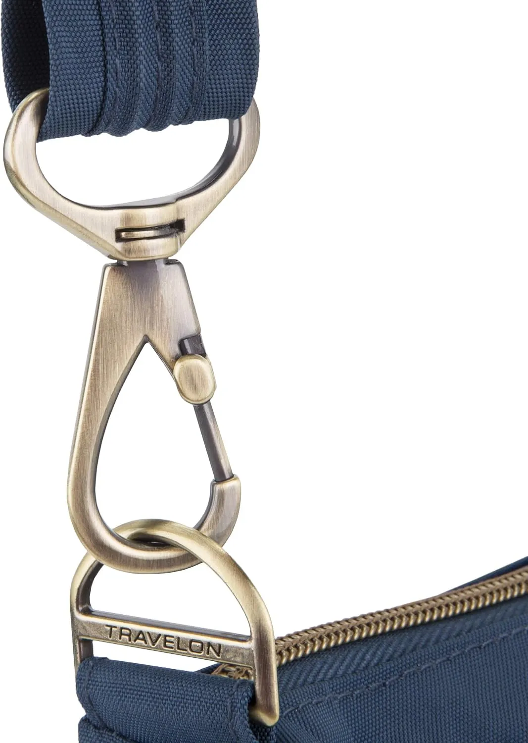 Travelon Anti-Theft Signature 3 Compartment Crossbody Bag