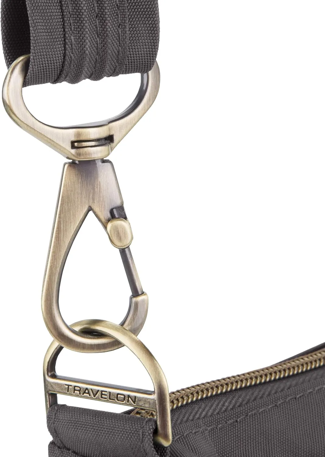 Travelon Anti-Theft Signature 3 Compartment Crossbody Bag
