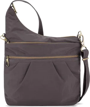 Travelon Anti-Theft Signature 3 Compartment Crossbody Bag