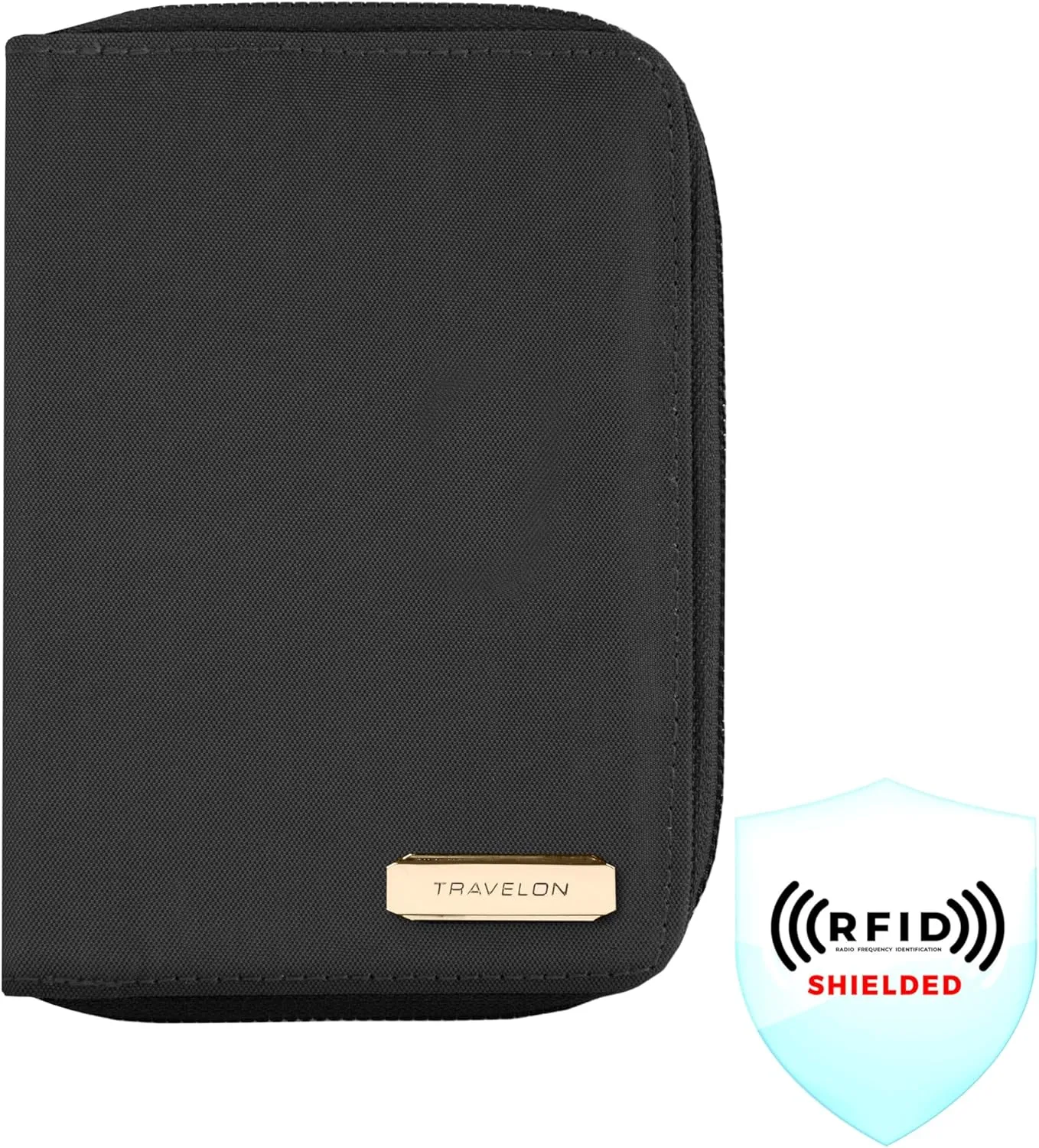 Travelon RFID Blocking Passport Zip Wallet