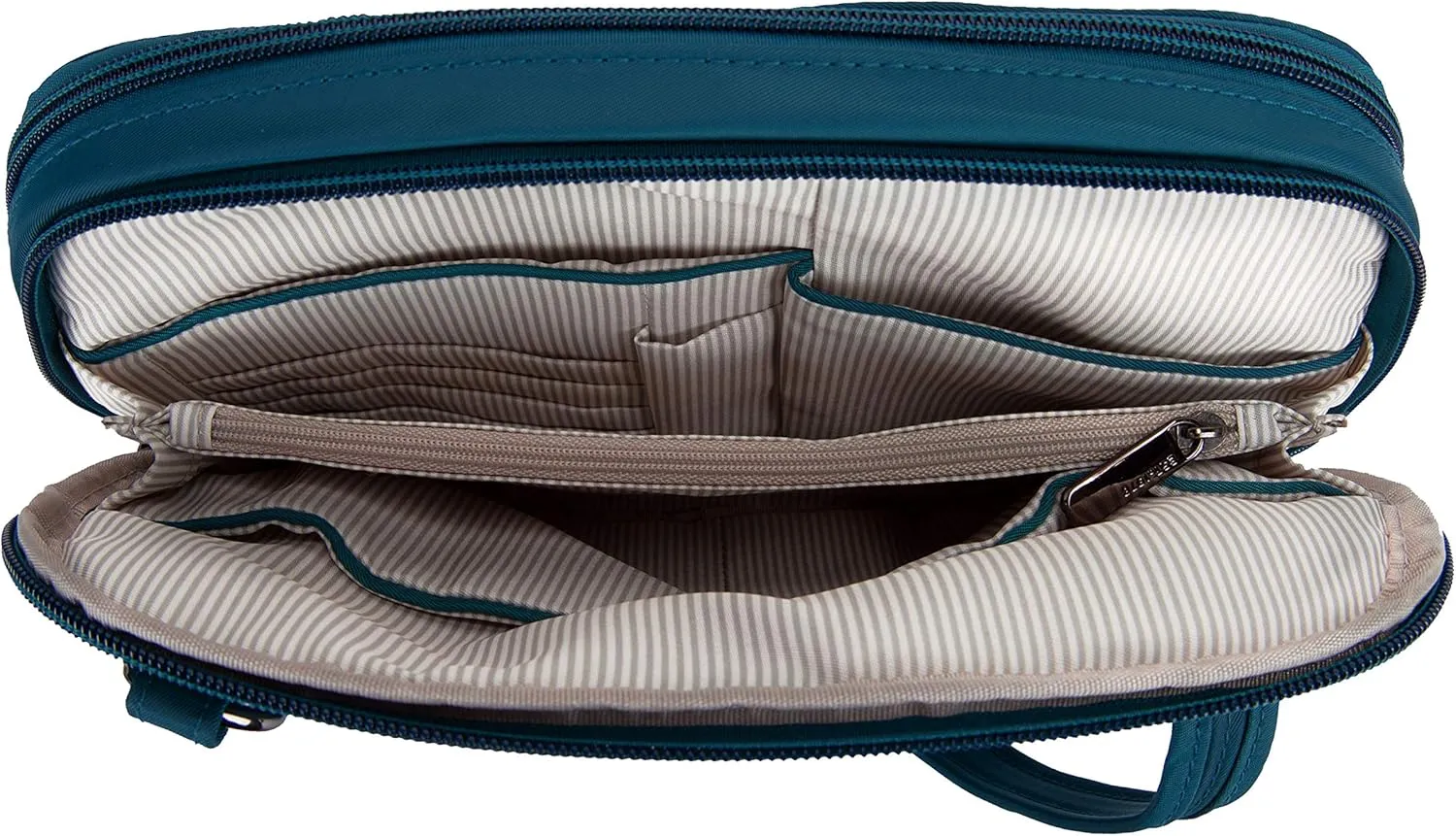 Travelon Women's Anti-theft Tailored East/West Organizer Chrossbody