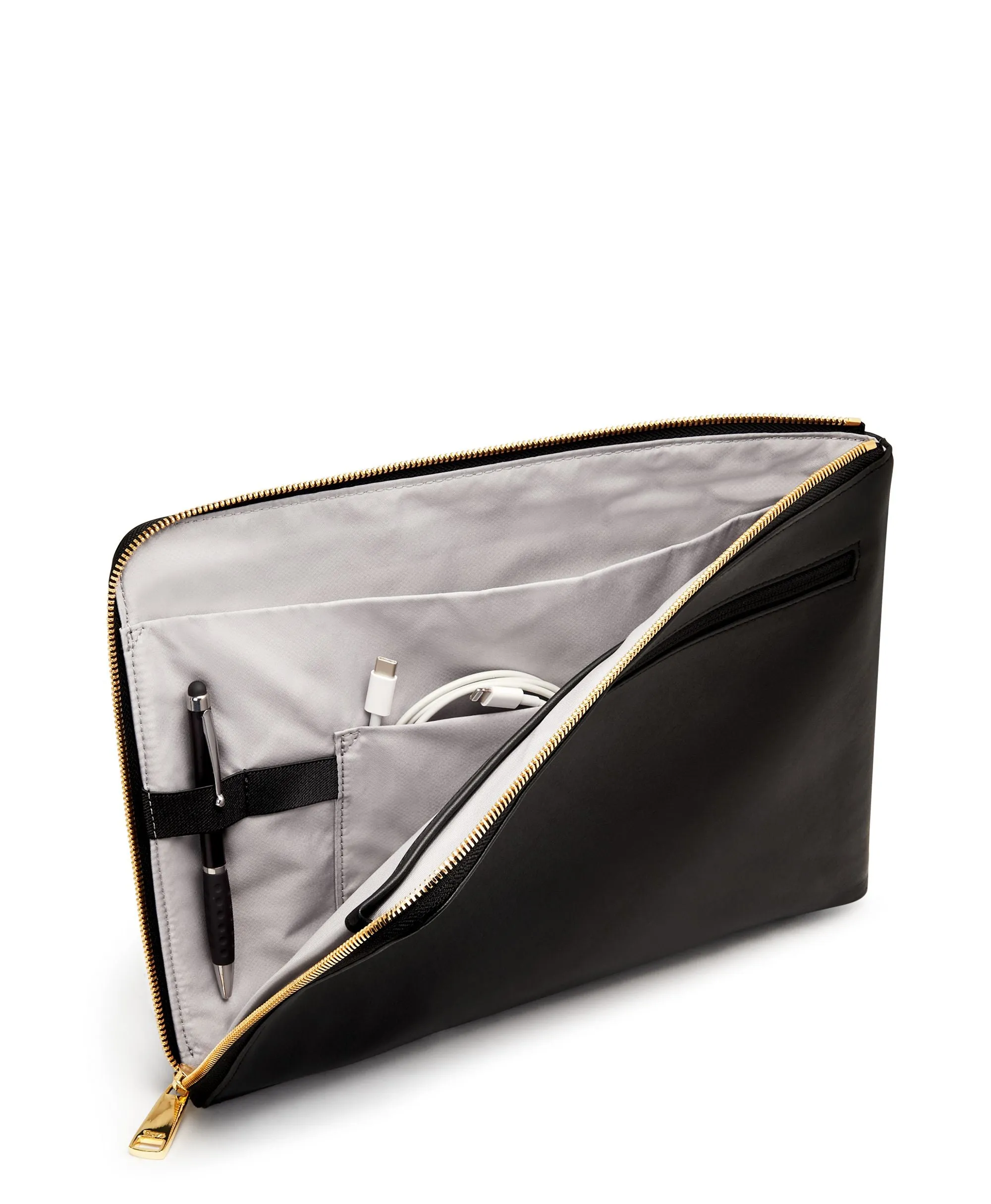 TUM I Tas Tangan Voyageur Easton Tech Clutch Leather - Black