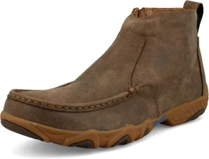 Twisted X Men's 4" Chelsea Driving Moc, Moc Toe with CellStretch, Bomber, 11.5 M