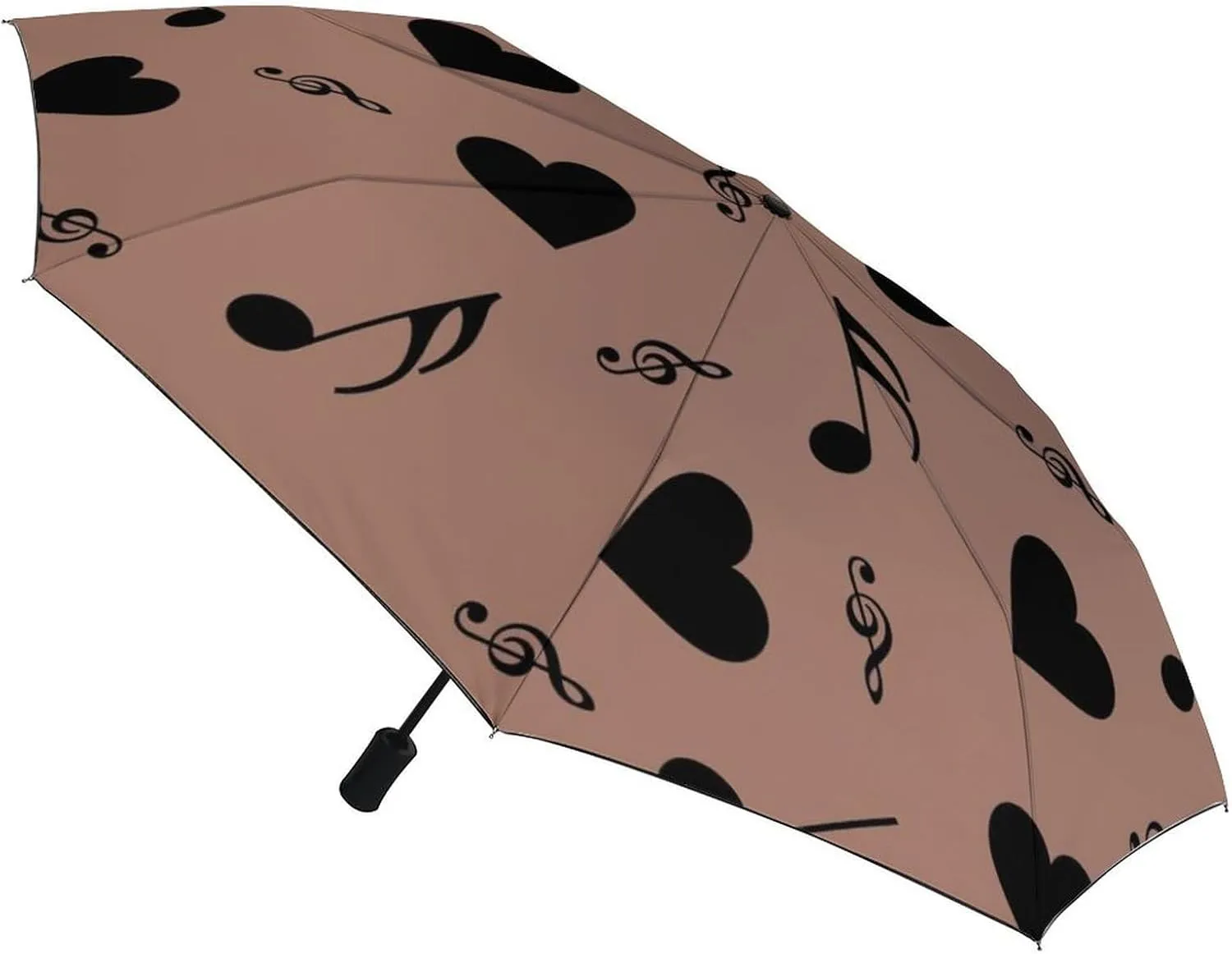 Umbrella Compact Folding Wooded Hunting Travel Umbrella Auto Open And Close for Windproof, Rainproof
