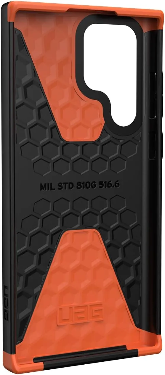 URBAN ARMOR GEAR Galaxy S22 Ultra Shockproof Case, Civilian Black, UAG-GLXS22ULT-C-BK