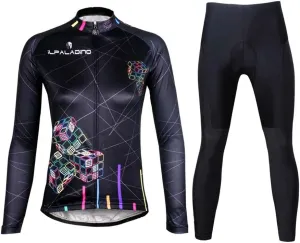 Uriah Women's Bicycle Jersey Long Sleeve 3D Gel Padded Pants Sets Tights