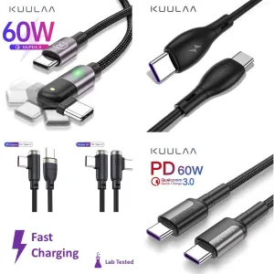 USB-C PD 60W 3A Fast Charging Cable