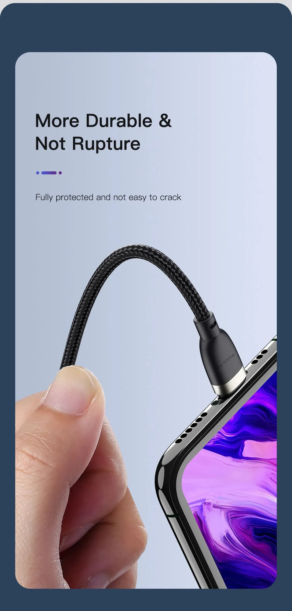 USB-C PD 60W 3A Fast Charging Cable