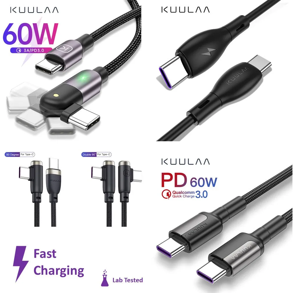 USB-C PD 60W 3A Fast Charging Cable
