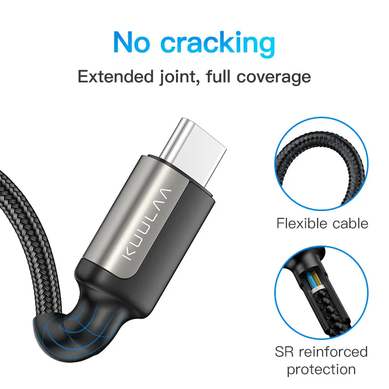 USB-C PD 60W 3A Fast Charging Cable
