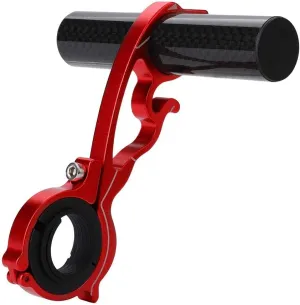 VGEBY1 Handlebar Extender, Cycling Extension Handlebar Holder Mount Space Saver for GPS Lamp/Units/Headlights/Cameras (Red)