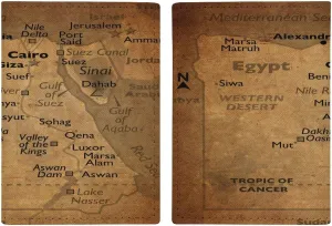 Vintage Maps of China Passport Protector,Passport Case for Men And Women Pu Leather Wallet Bifold