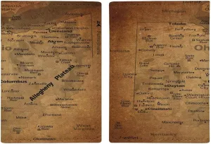 Vintage Maps of Hawaii Passport Protector,Passport Case for Men And Women Pu Leather Wallet Bifold