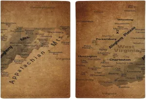 Vintage Maps of Hawaii Passport Protector,Passport Case for Men And Women Pu Leather Wallet Bifold