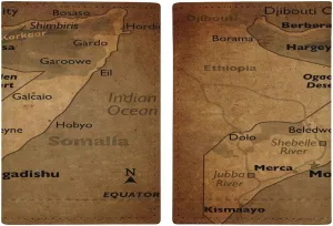 Vintage Maps of Panama Passport Protector,Passport Case for Men And Women Pu Leather Wallet Bifold