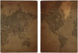 Vintage Maps of Singapore Passport Protector,Passport Case for Men And Women Pu Leather Wallet Bifold