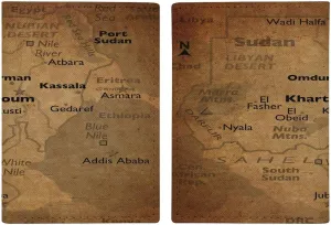 Vintage Maps of Singapore Passport Protector,Passport Case for Men And Women Pu Leather Wallet Bifold