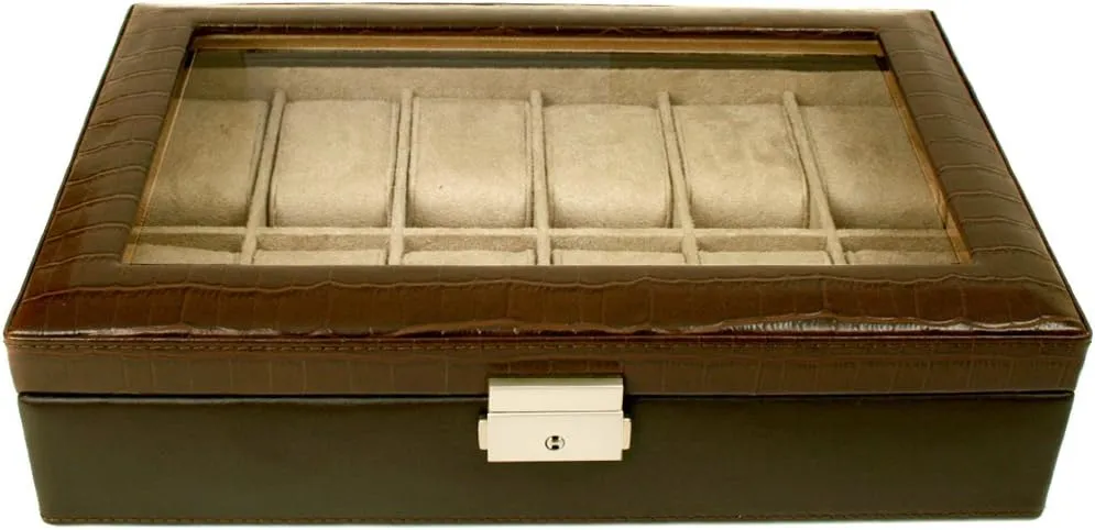 Watch Box Storage Case for 12 Watches