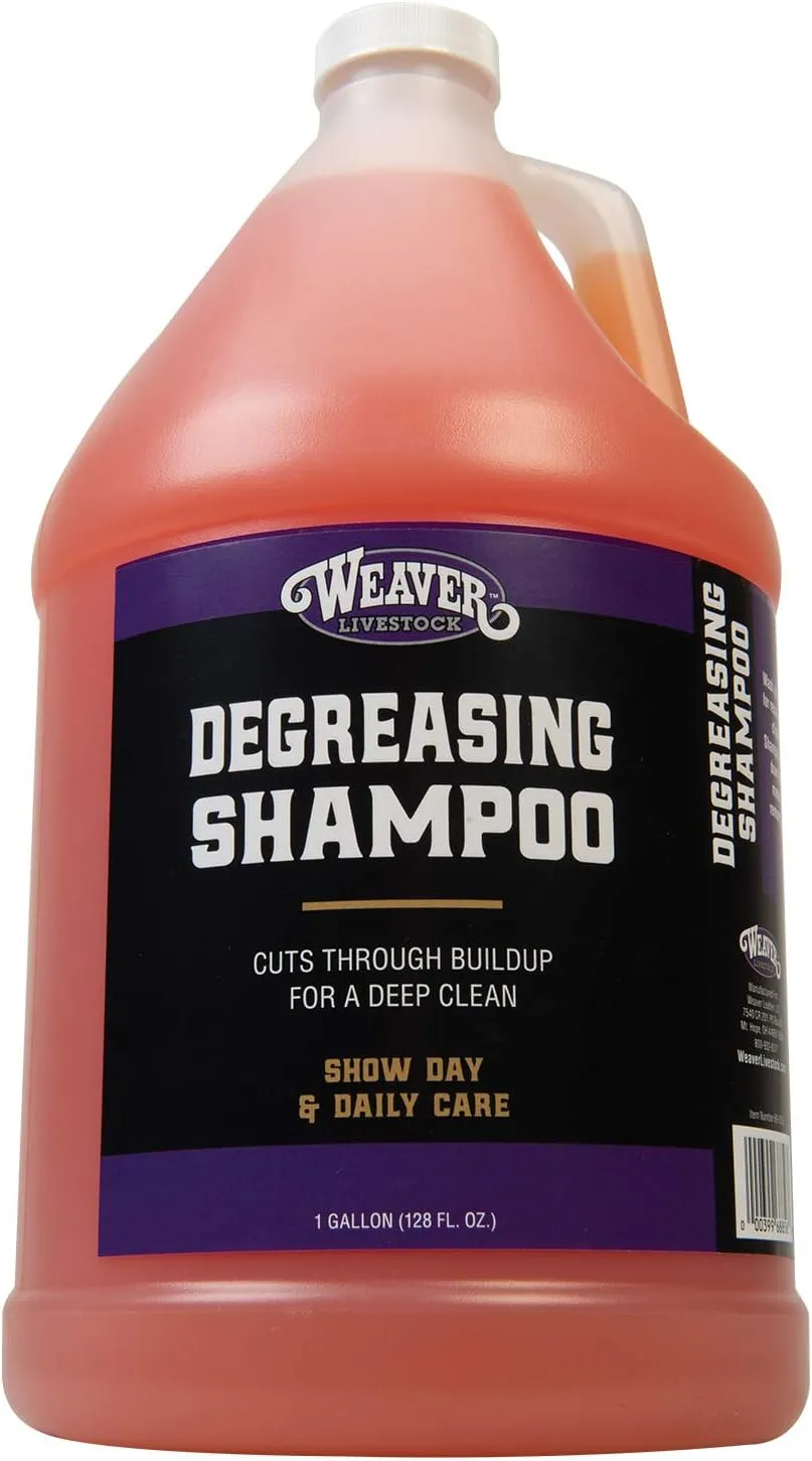 Weaver Leather Degreasing Shampoo, White, 128 oz