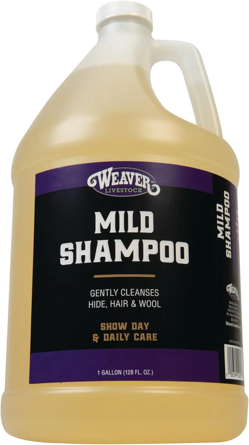 Weaver Leather Mild Shampoo Gallon,White