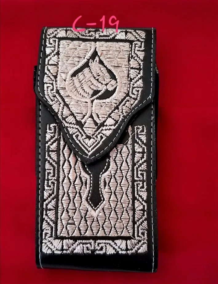 Western Cellphone Case Leather  Belt Loop