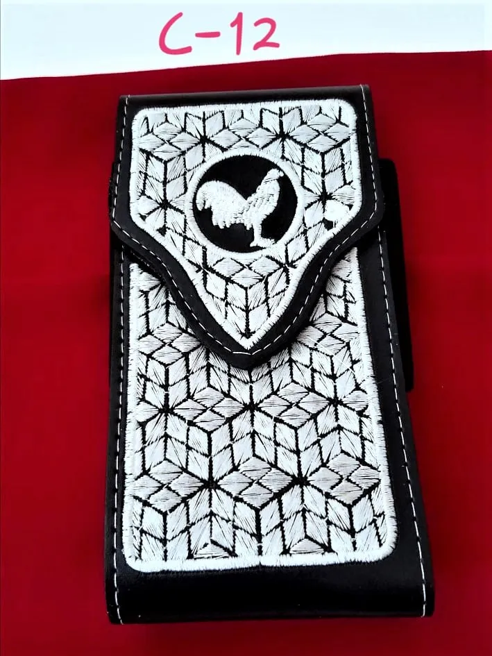 Western Cellphone Case Leather  Belt Loop