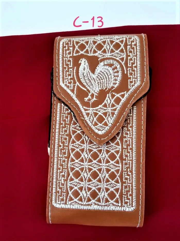 Western Cellphone Case Leather  Belt Loop