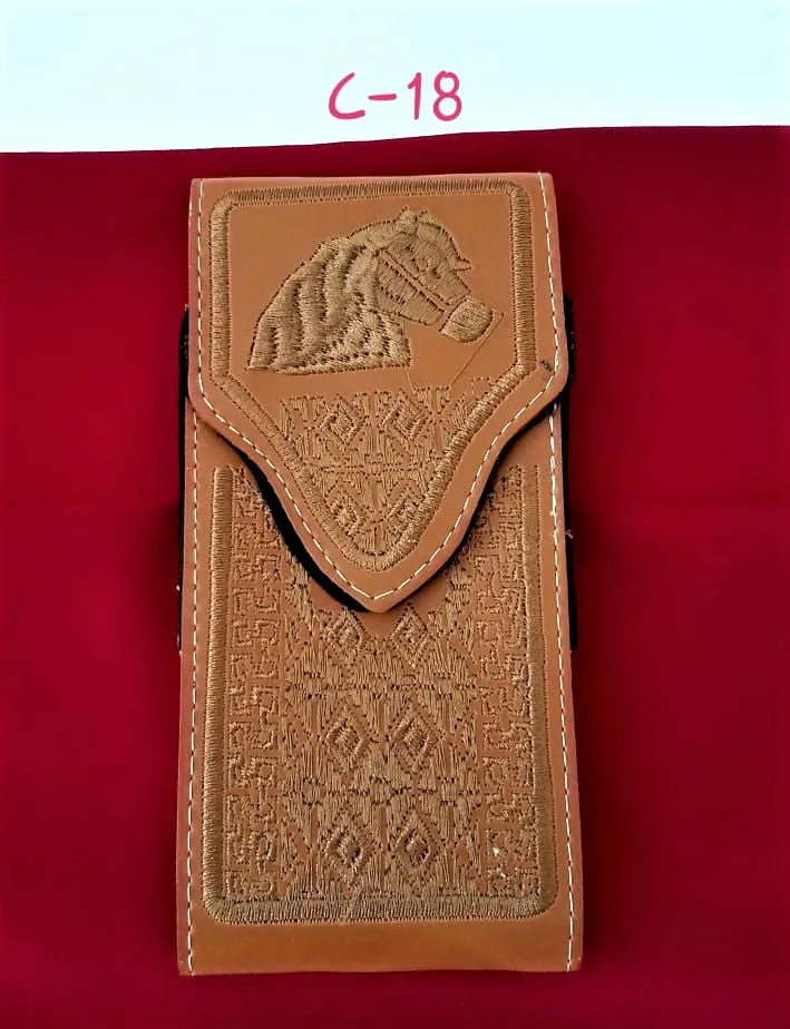 Western Cellphone Case Leather  Belt Loop