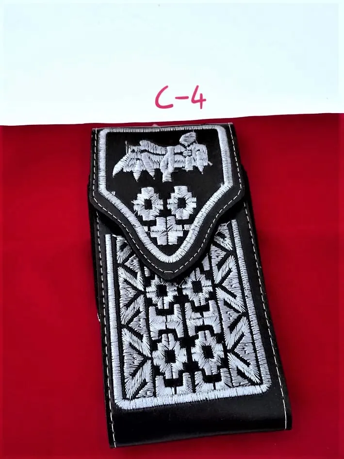 Western Cellphone Case Leather  Belt Loop