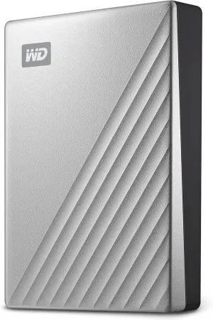 Western Digital 2TB My Passport Ultra for Mac Silver Portable External Hard Drive HDD, USB-C and USB 3.1 Compatible - WDBPMV0040BSL-WESN