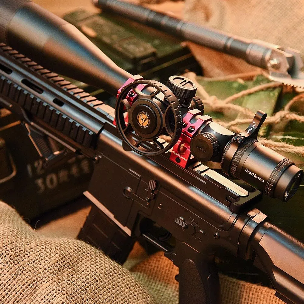 WestHunter Optics WHI Series Hunting Scope, 30 mm Tube First Focal Plane Red Green Illuminated Etched Glass Reticle Tactical 1/10 MIL Shooting Scopes